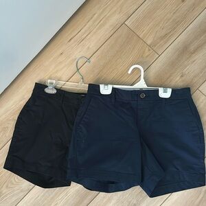 Old Navy Shorts - selling 2 pairs navy blue & black. Both size 0